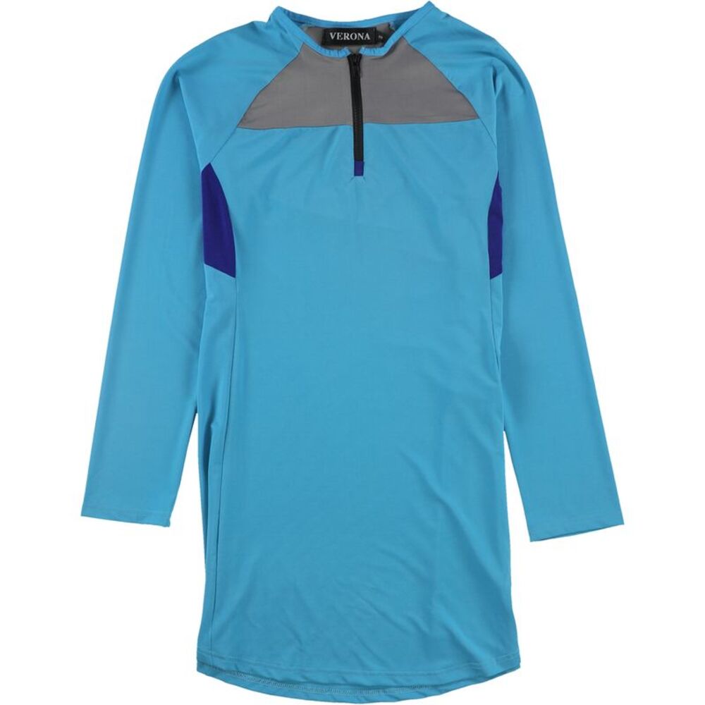 Verona Womens Leona Runners Basic T-Shirt, Blue, S, DM